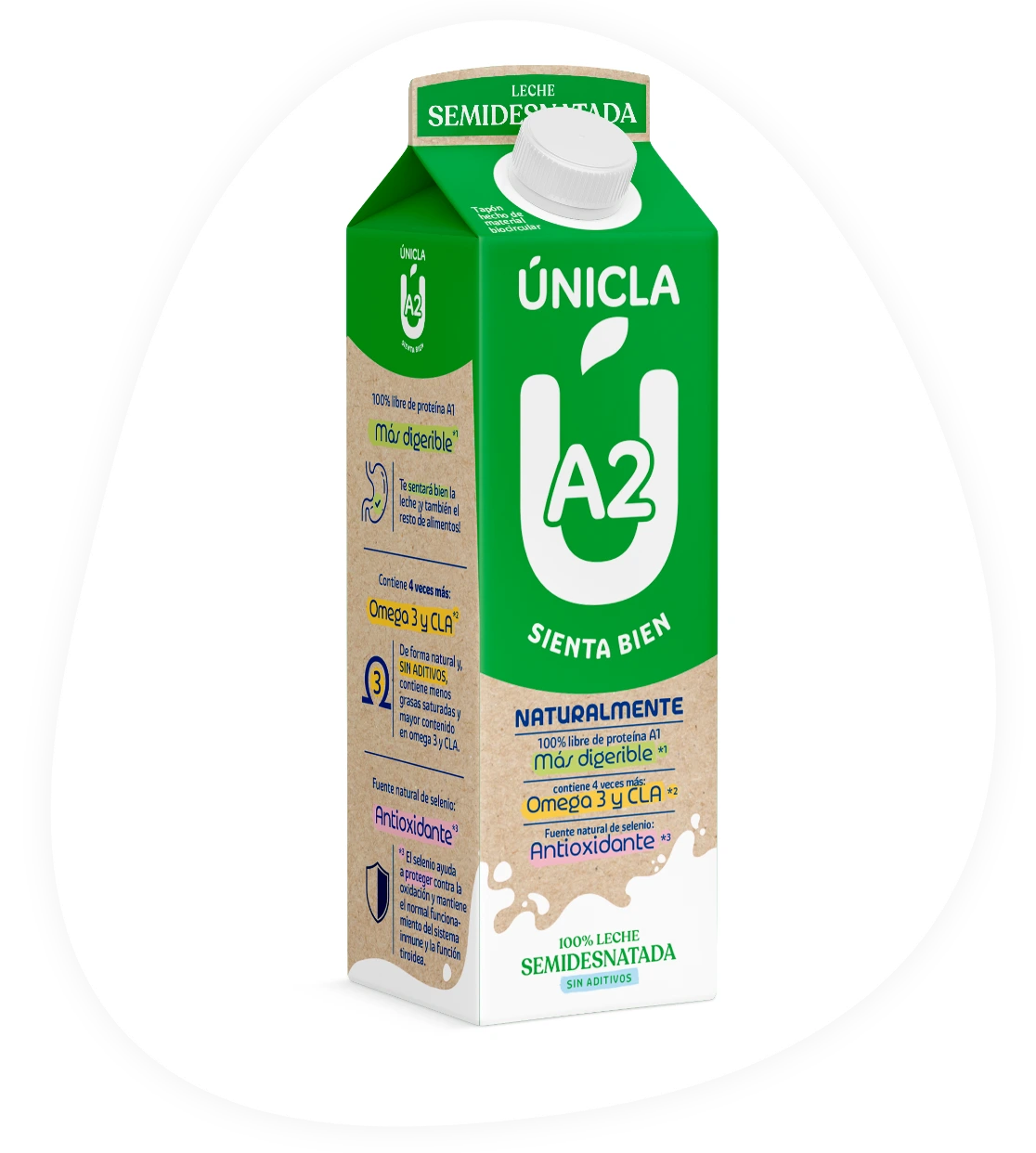 Leche semidesnatada
