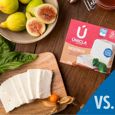 Traditional cheese vs ultra-filtered cheese